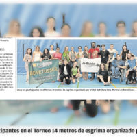 “Primer torneo de esgrima inclusivo”