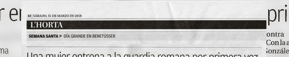 “Una mujer entrena a la guardia romana por primera vez”