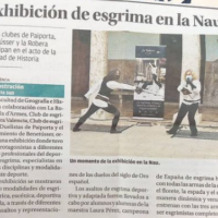 Periódico “El Levante” Exhibición por el mes de la mujer UV