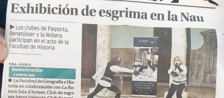 Periódico “El Levante” Exhibición por el mes de la mujer UV