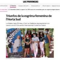 El periódico “Las Provincias”  cubre los últimos pódiums conseguidos en Horta Sud