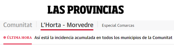 Periódico “Las Provincias” Exhibición por el mes de la mujer UV